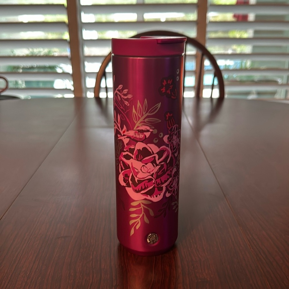 Starbucks, Venti, Fushia tumbler